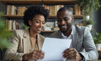 employee-working-with-document